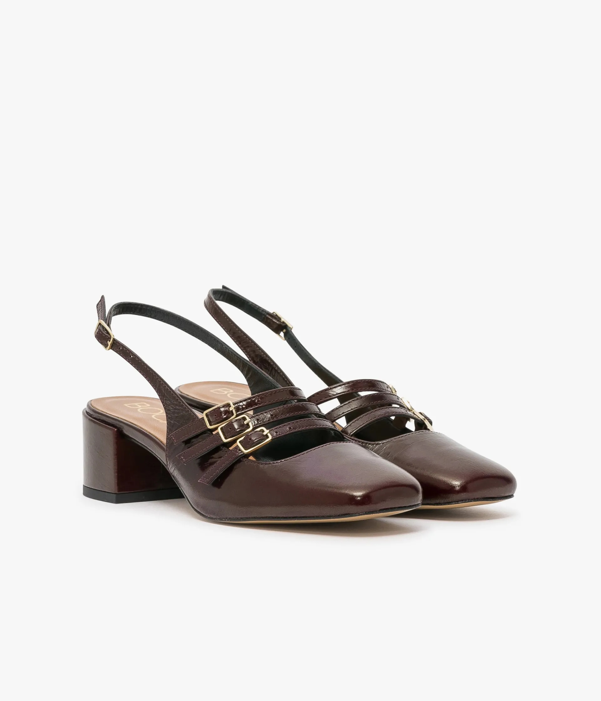 New BABIES DEMI ACAJOU Femme Slingbacks|Escarpins