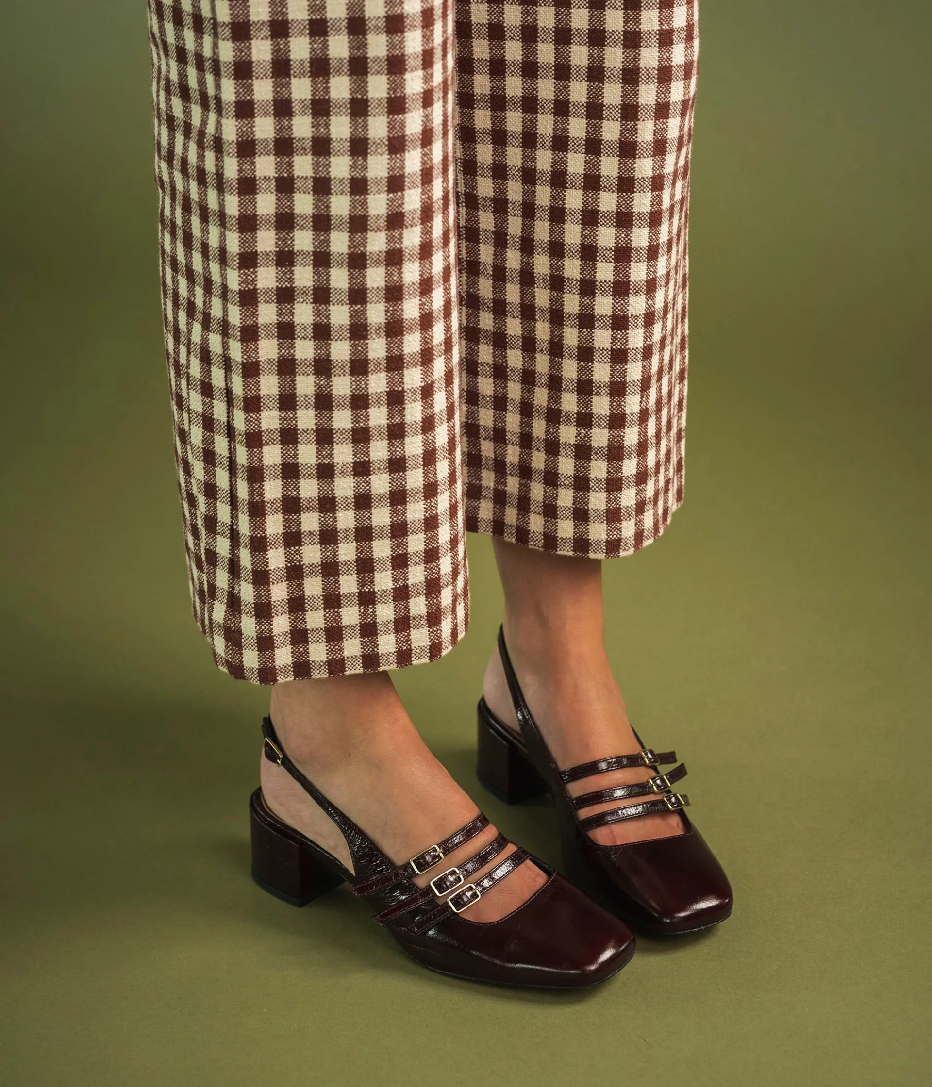 New BABIES DEMI ACAJOU Femme Slingbacks|Escarpins