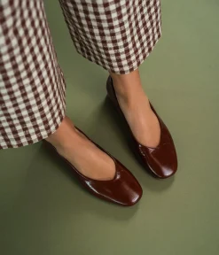 New BALLERINE BELLA COGNAC Femme Ballerines