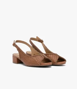 Hot BALLERINE SERAFINE COGNAC Femme Slingbacks|Ballerines