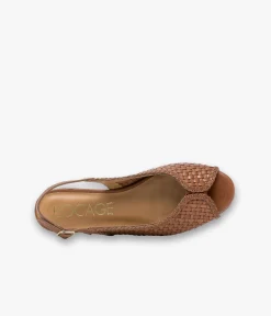 Hot BALLERINE SERAFINE COGNAC Femme Slingbacks|Ballerines
