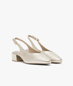 Outlet BALLERINE SOLICE PLATINE Femme Slingbacks|Ballerines