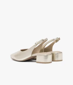 Outlet BALLERINE SOLICE PLATINE Femme Slingbacks|Ballerines