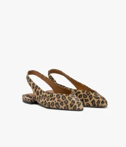 Hot BALLERINE SWING LEOPARD Femme Slingbacks|Ballerines