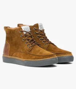 Outlet BASKET HARPER COGNAC Homme Boots|Baskets