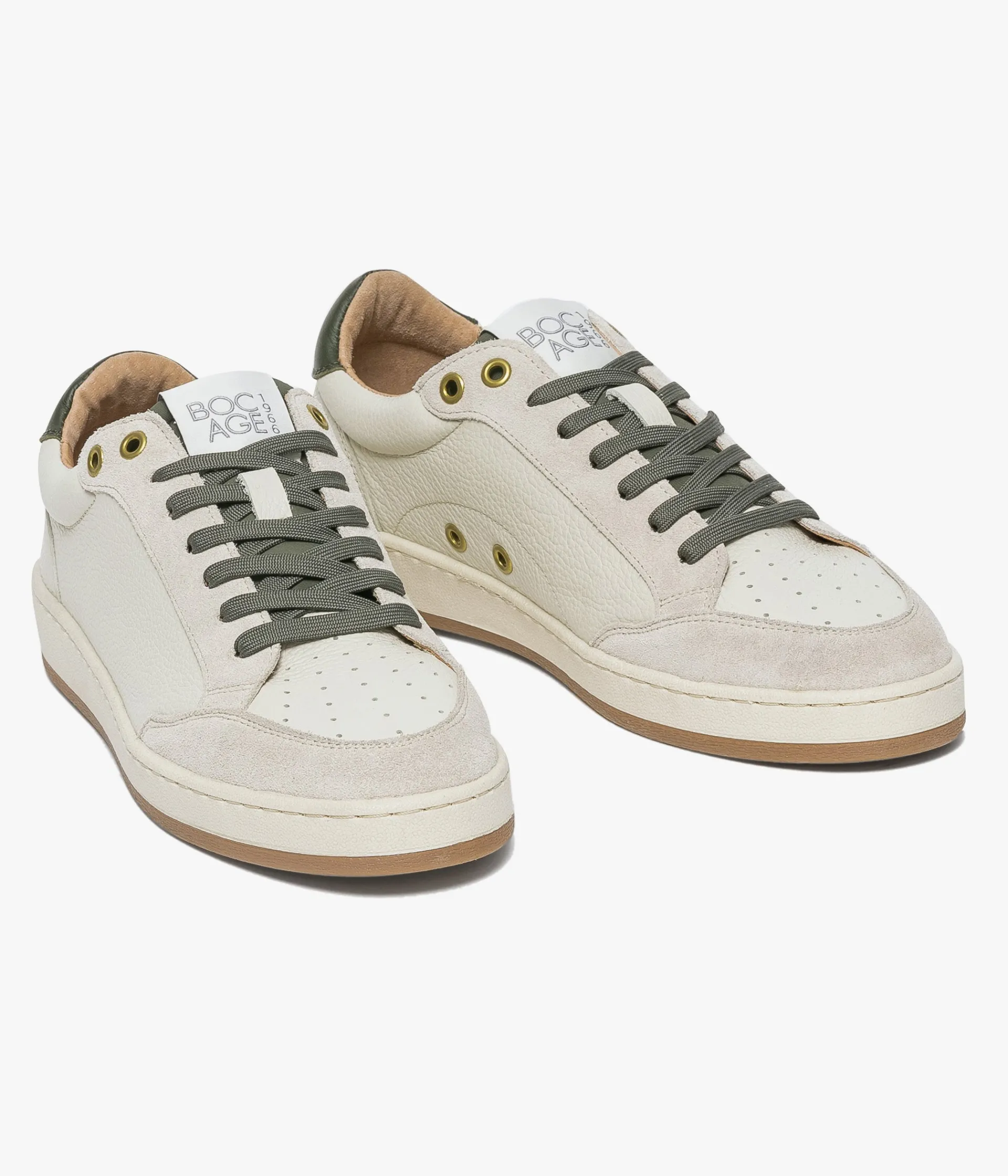 BASKET KASPER BLANC CASSE Homme Baskets