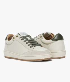 BASKET KASPER BLANC CASSE Homme Baskets