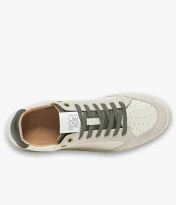 BASKET KASPER BLANC CASSE Homme Baskets