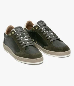 New BASKET KASPER KAKI Homme Baskets