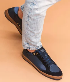 Hot BASKET KASPER MARINE Homme Baskets