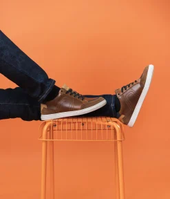 BASKET KERSON COGNAC Homme Baskets