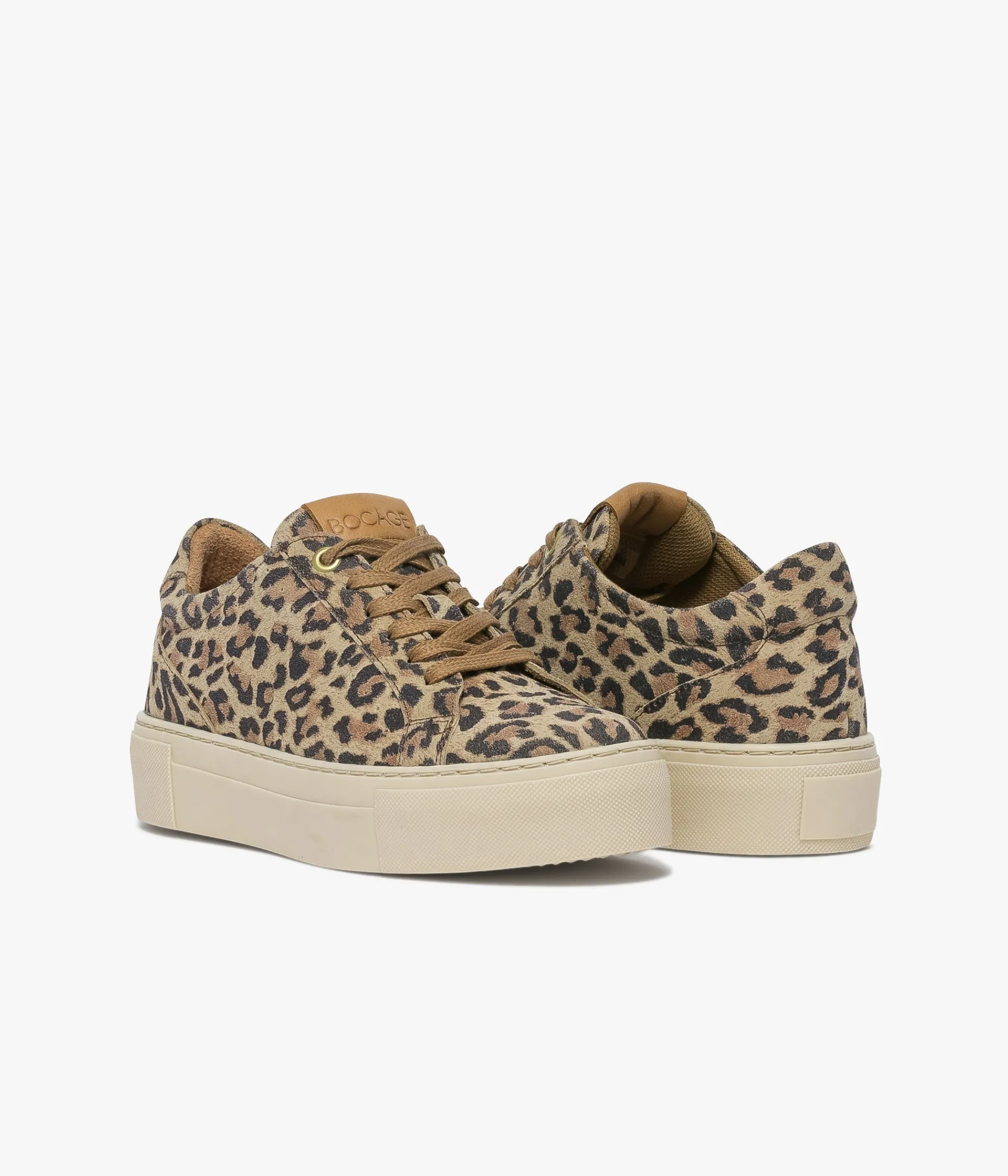Hot BASKET LIZON LEOPARD Femme Baskets