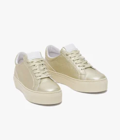 Online BASKET LIZON PLATINE Femme Baskets