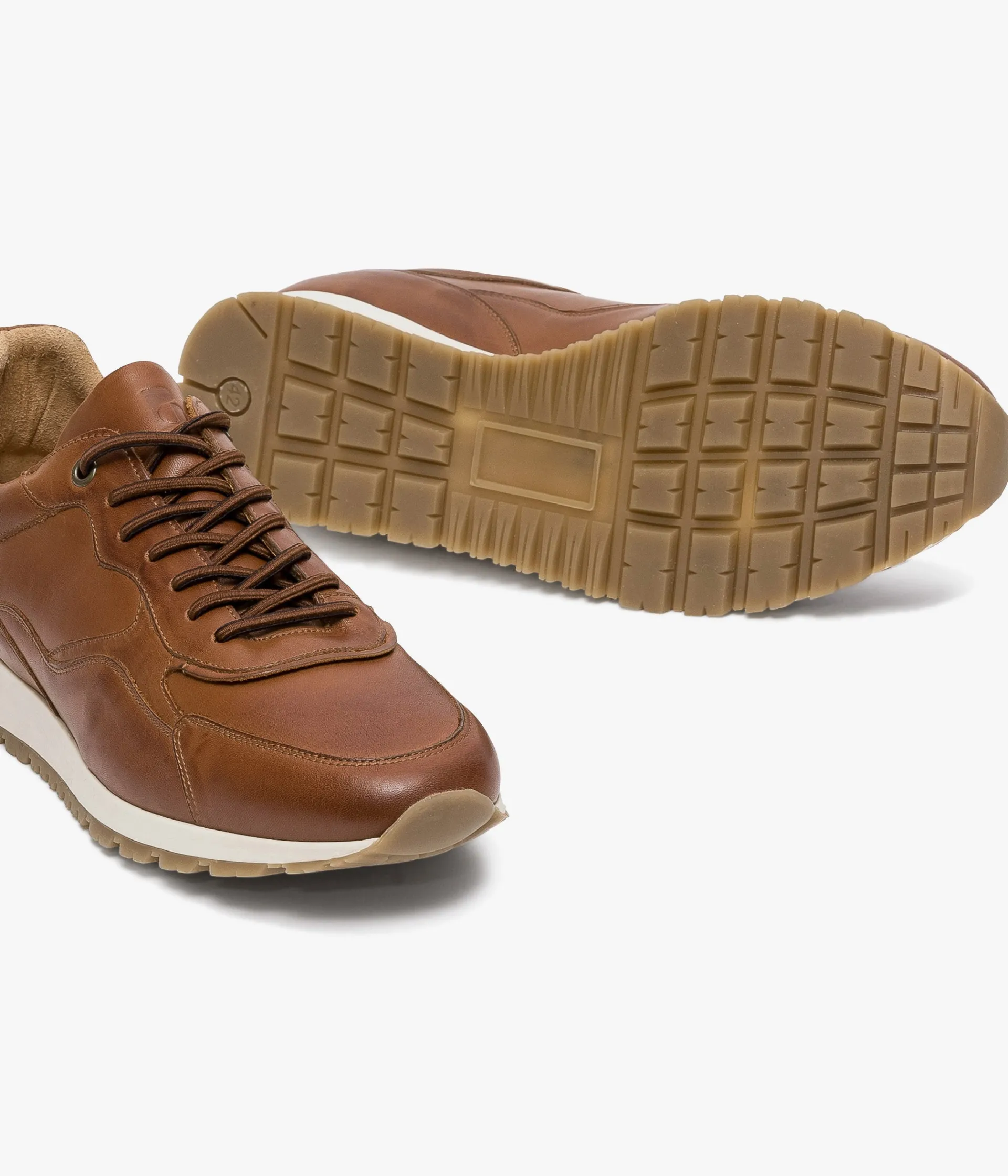 Clearance BASKET LUCAS COGNAC Homme Baskets