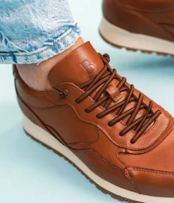 Clearance BASKET LUCAS COGNAC Homme Baskets