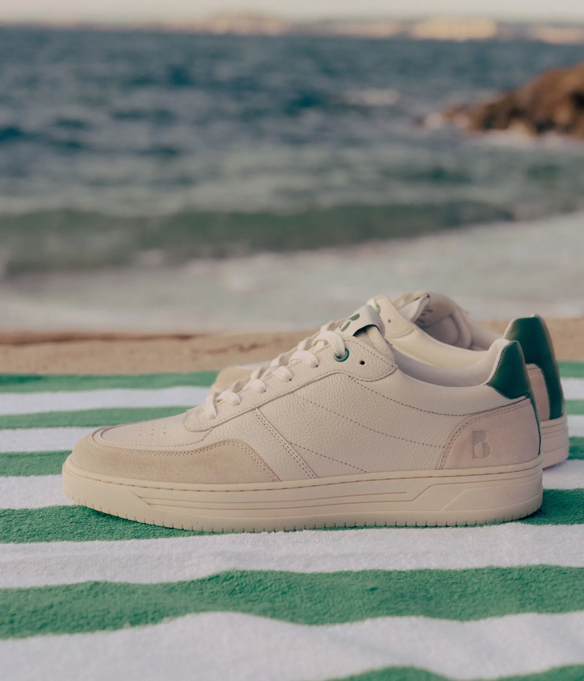 Hot BASKET MAEL BLANC CASSÉ Homme Baskets