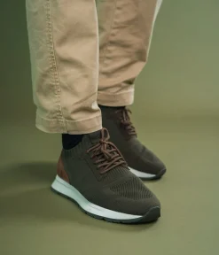 BASKET VIGO KAKI Homme Baskets