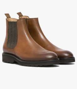 Discount BOOTS ALBIN COGNAC Homme Chelsea Boots|Boots