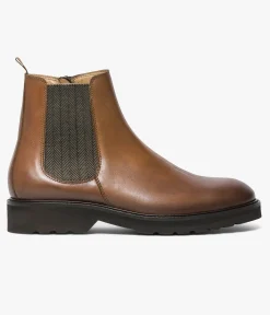 Discount BOOTS ALBIN COGNAC Homme Chelsea Boots|Boots