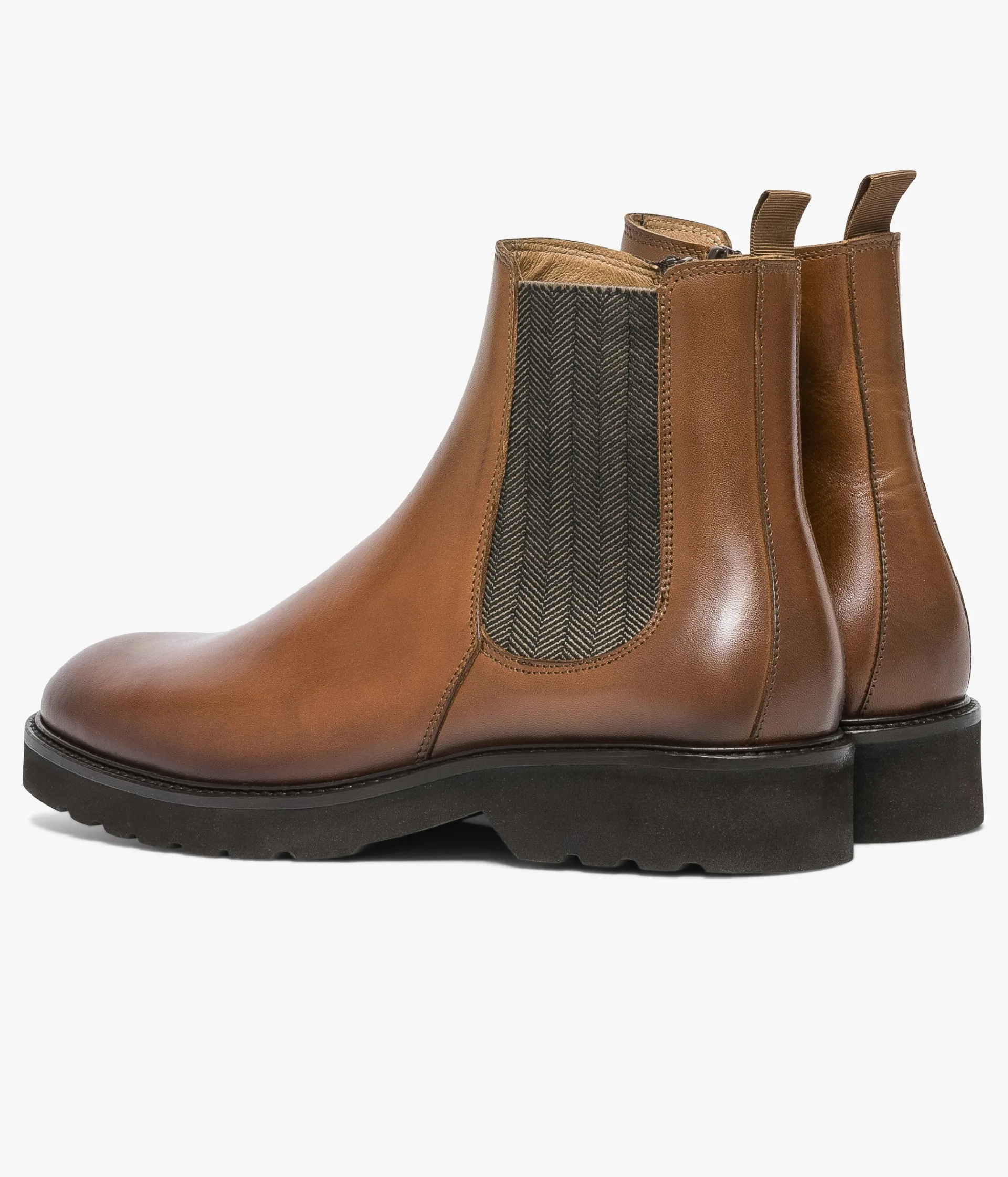 Discount BOOTS ALBIN COGNAC Homme Chelsea Boots|Boots