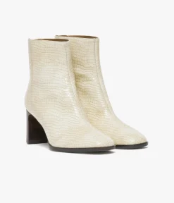 Clearance BOOTS ELAURA BLANC Femme Boots & Bottines