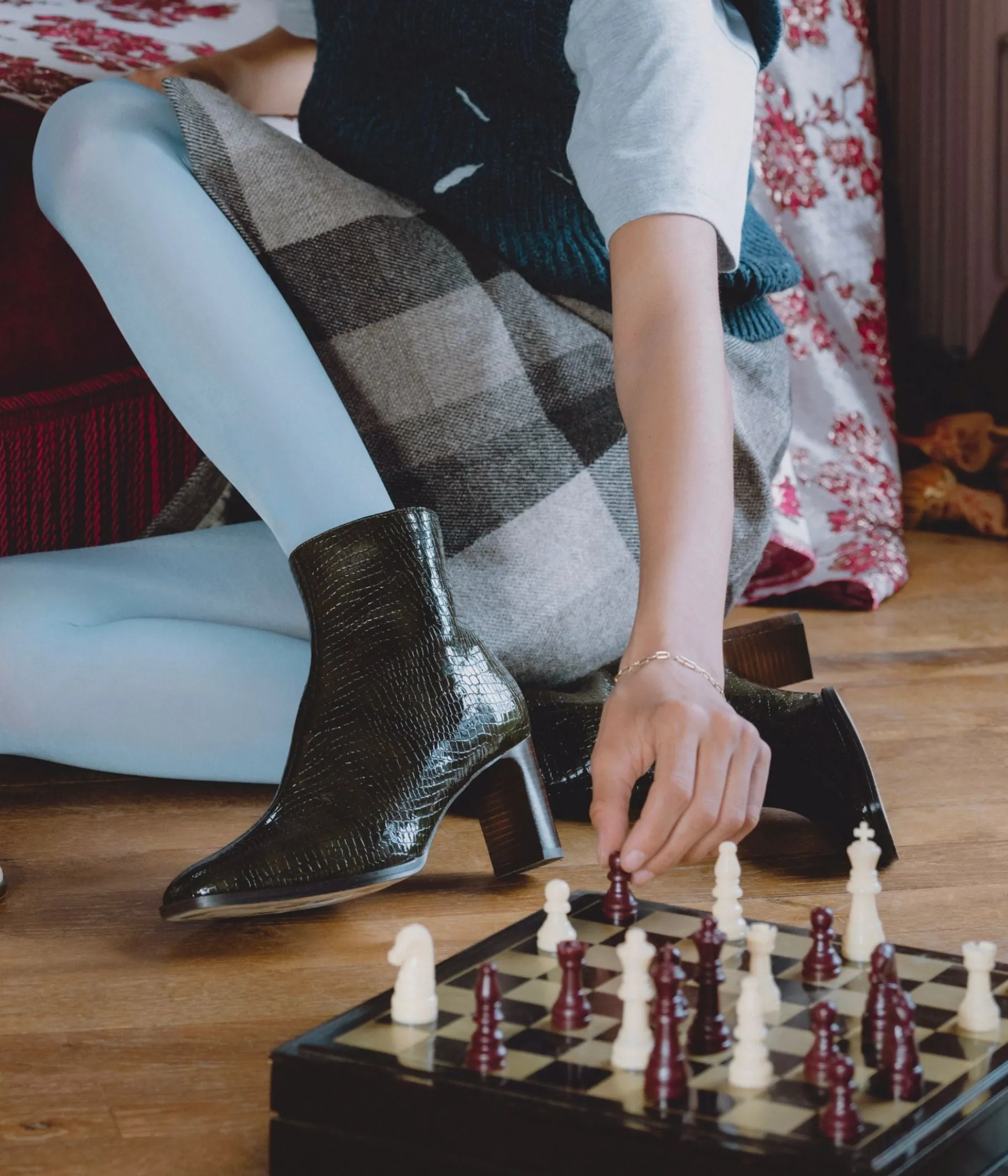 Discount BOOTS ELAURA KAKI Femme Boots & Bottines