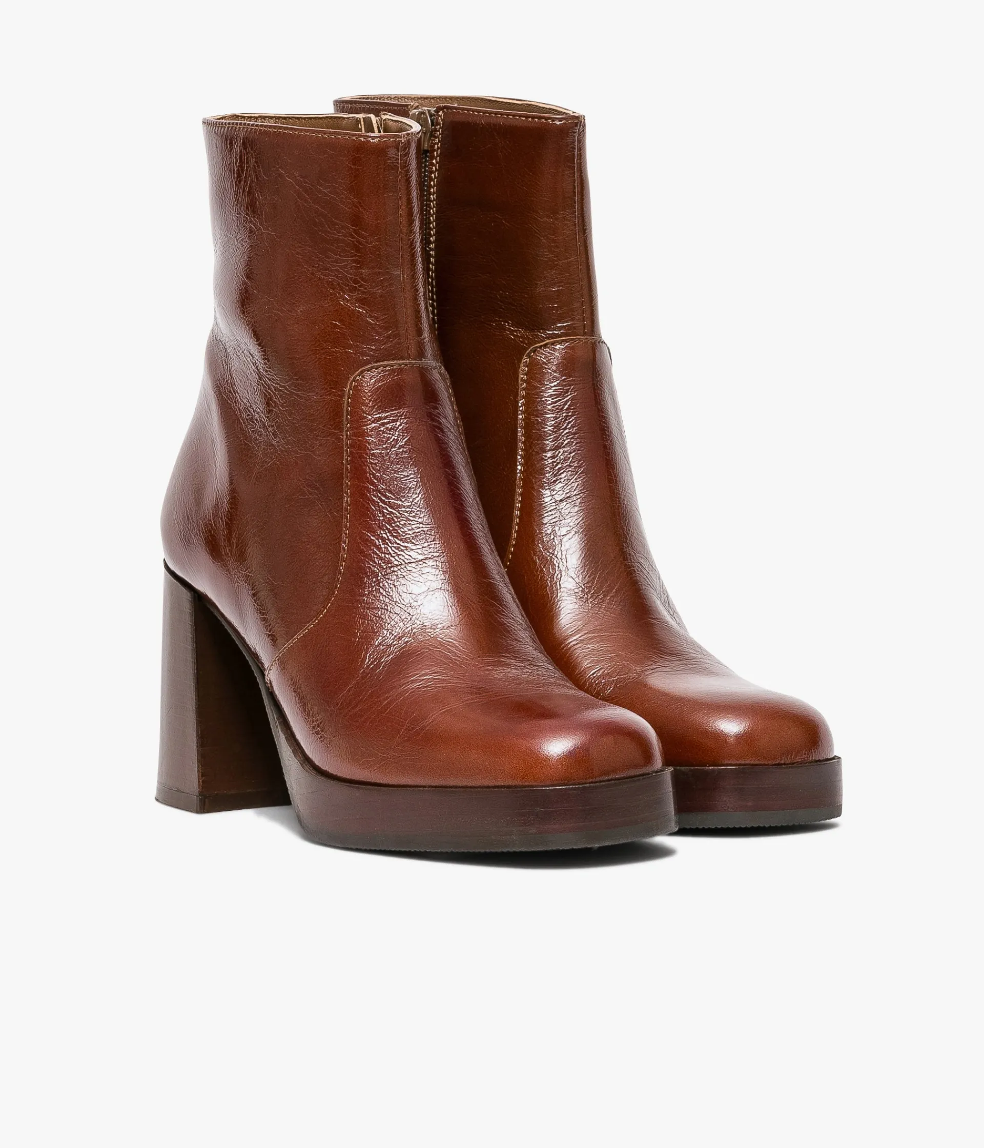 Outlet BOOTS EZRA COGNAC Femme Boots & Bottines