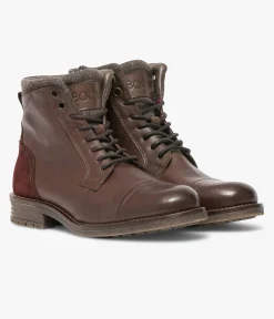 Discount BOOTS GABIN MARRON Homme Boots