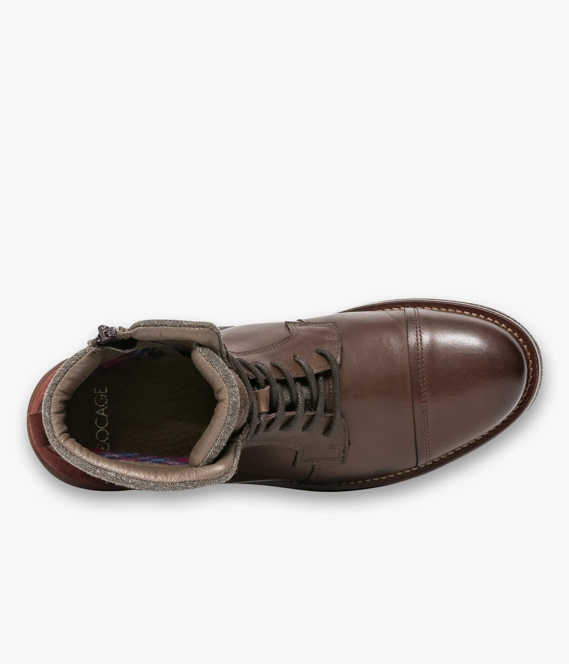 Discount BOOTS GABIN MARRON Homme Boots