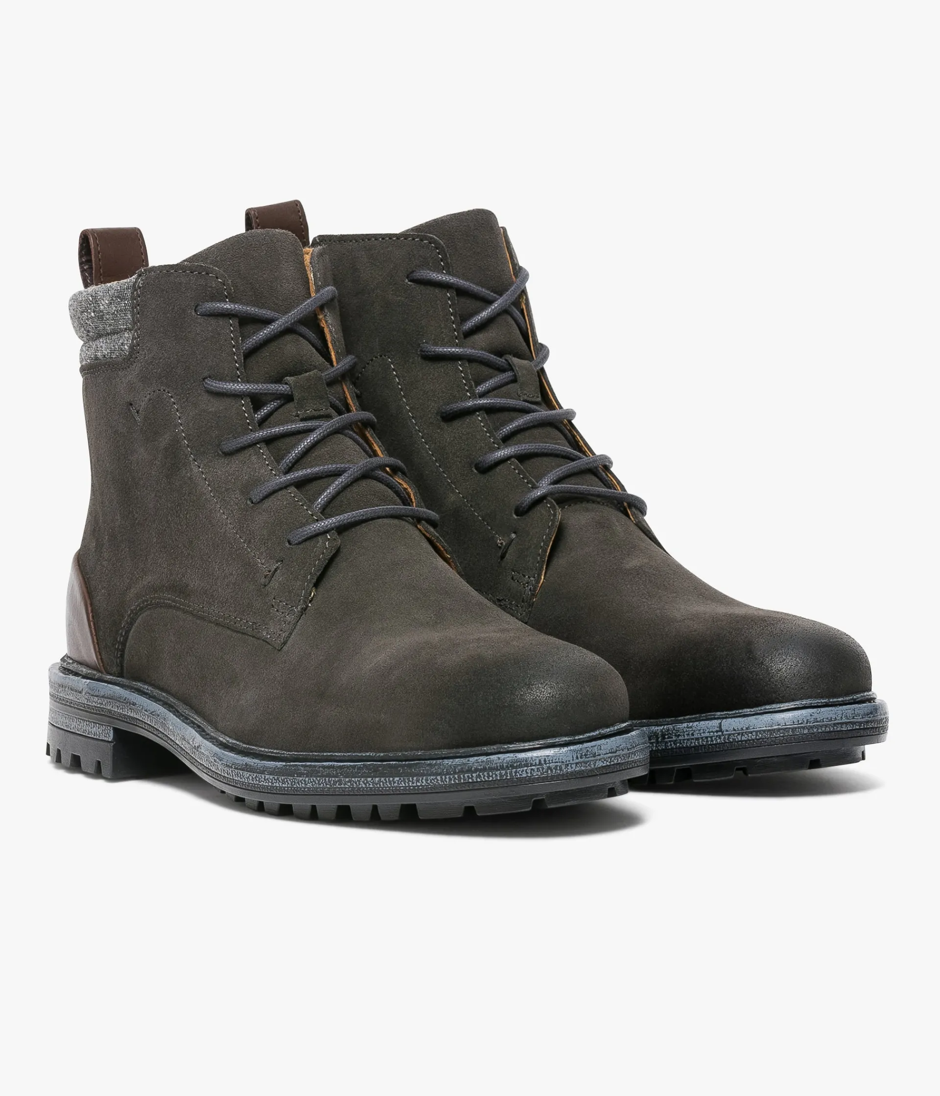 New BOOTS GAETAN GRIS Homme Boots
