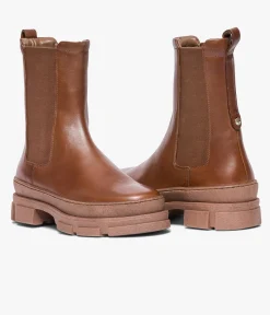 New BOOTS KOGGALA COGNAC Femme Boots & Bottines