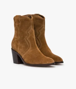 Best BOOTS MAELLE COGNAC Femme Boots & Bottines