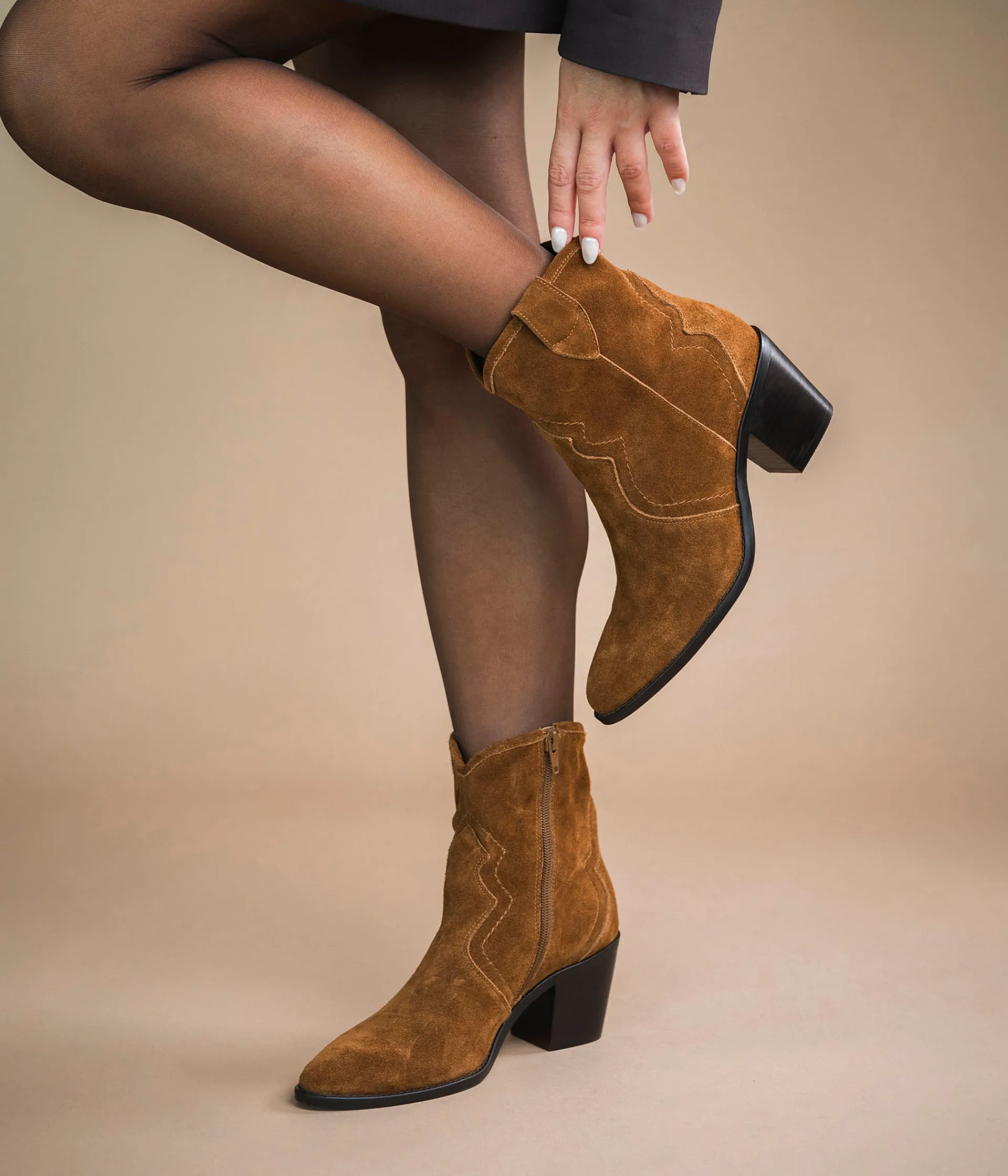 Best BOOTS MAELLE COGNAC Femme Boots & Bottines