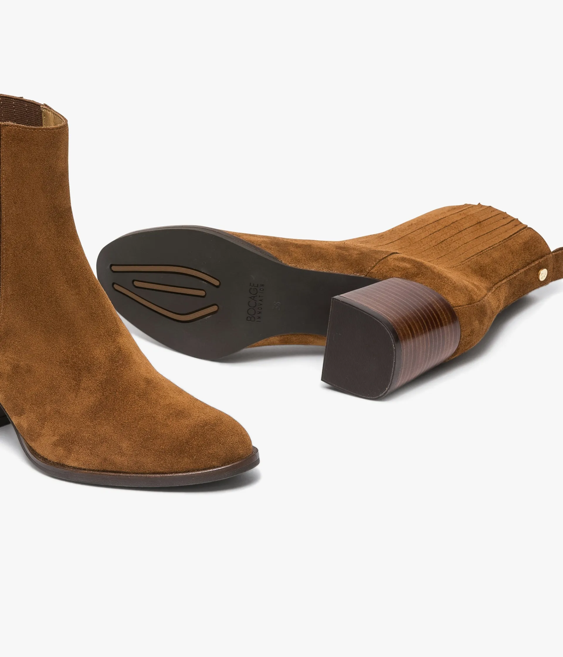 Clearance BOOTS MANON COGNAC Femme Boots & Bottines