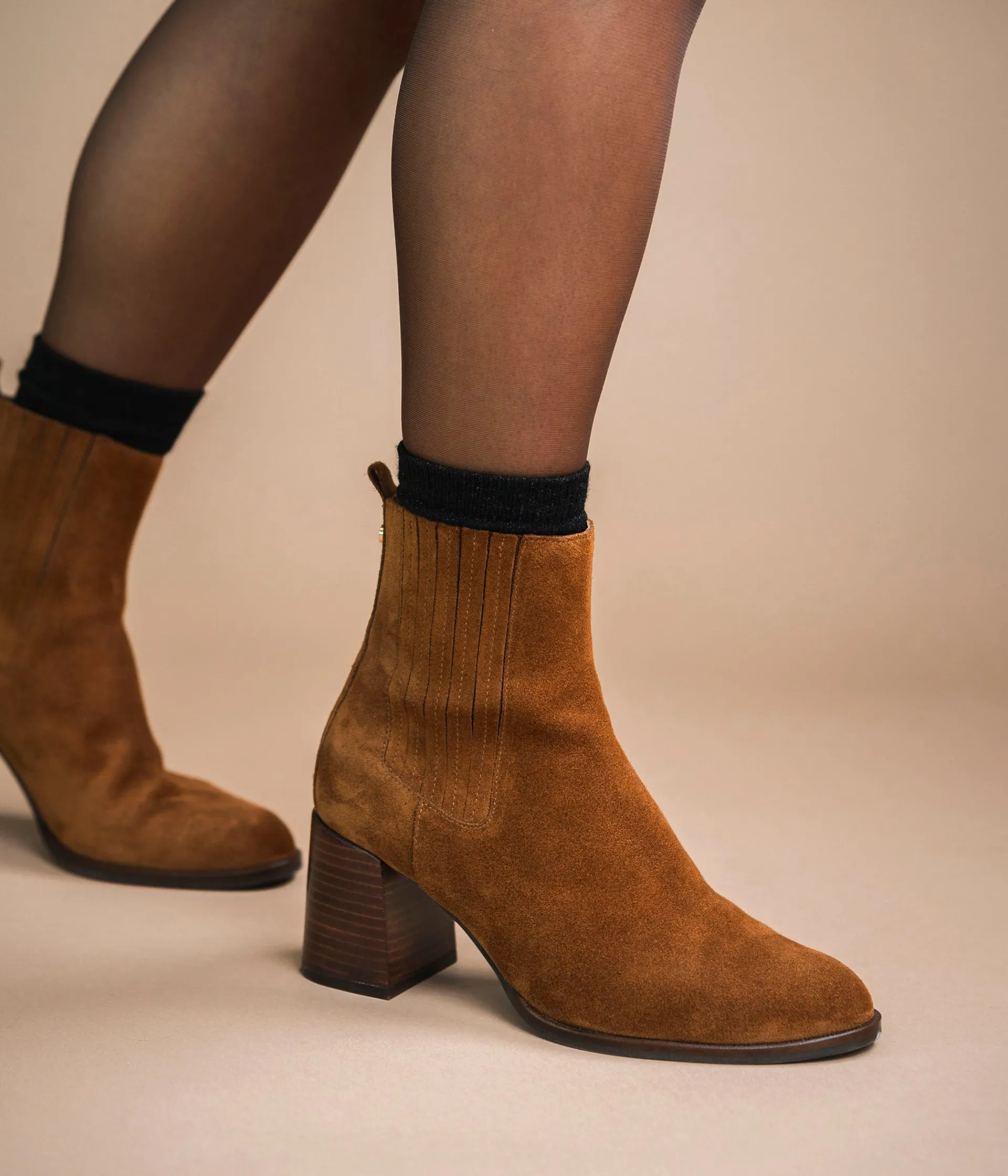 Clearance BOOTS MANON COGNAC Femme Boots & Bottines