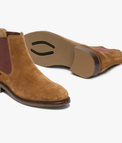 Hot BOOTS QUENTIN COGNAC Homme Chelsea Boots|Boots