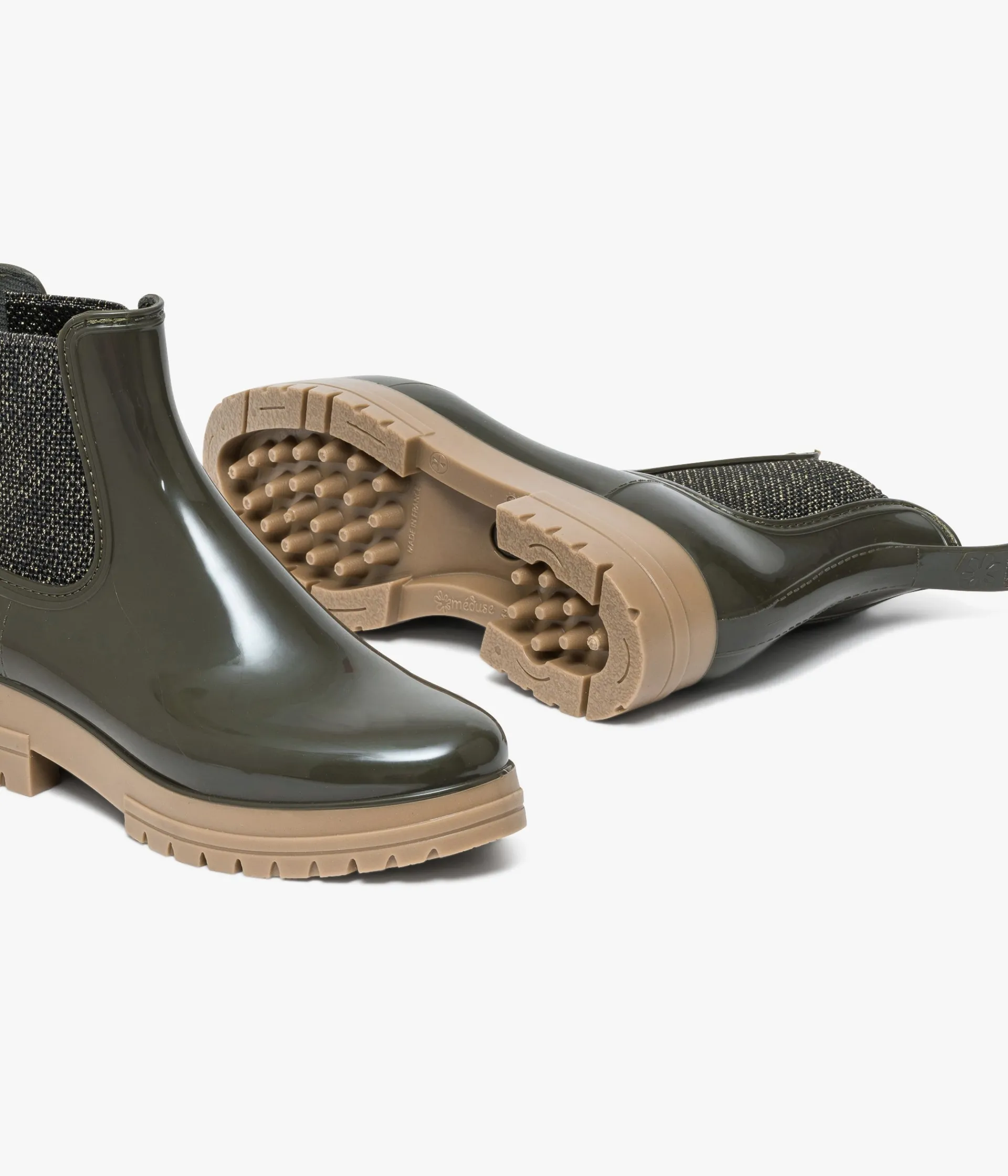 New BOOTS SABINA KAKI Femme Boots & Bottines