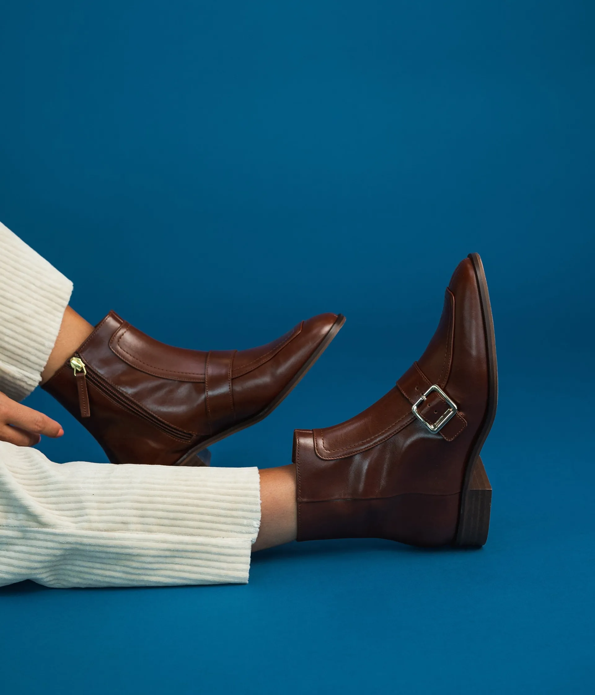 Hot BOOTS SABINE COGNAC Femme Boots & Bottines