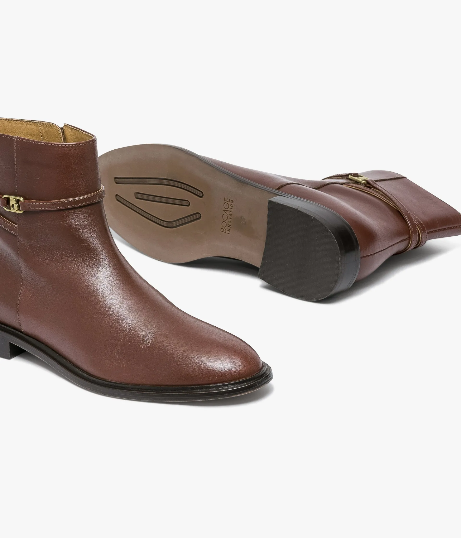 Sale BOOTS SAFIA COGNAC Femme Boots & Bottines