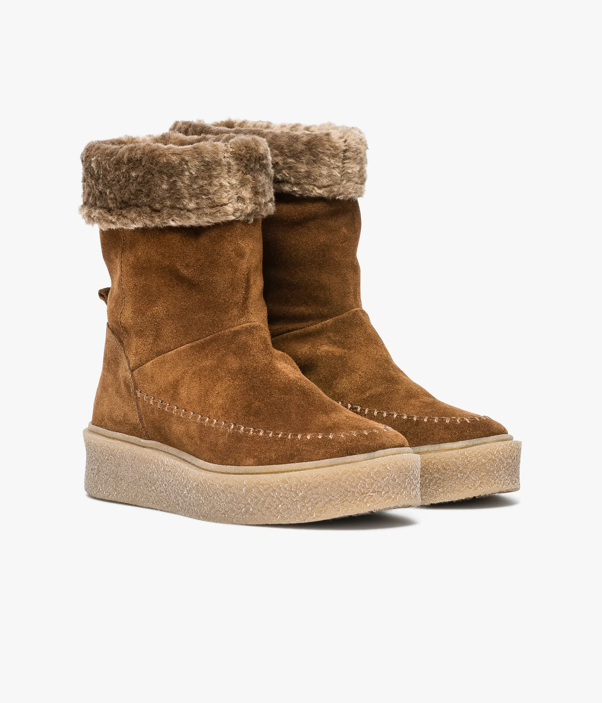 Discount BOOTS SORIANE COGNAC Femme Boots & Bottines