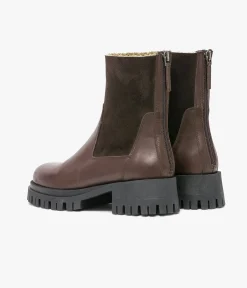 Hot BOOTS STOCKHOLM CHOCOLAT Femme Boots & Bottines