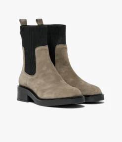 Best BOOTS SYBILLE TAUPE Femme Boots & Bottines