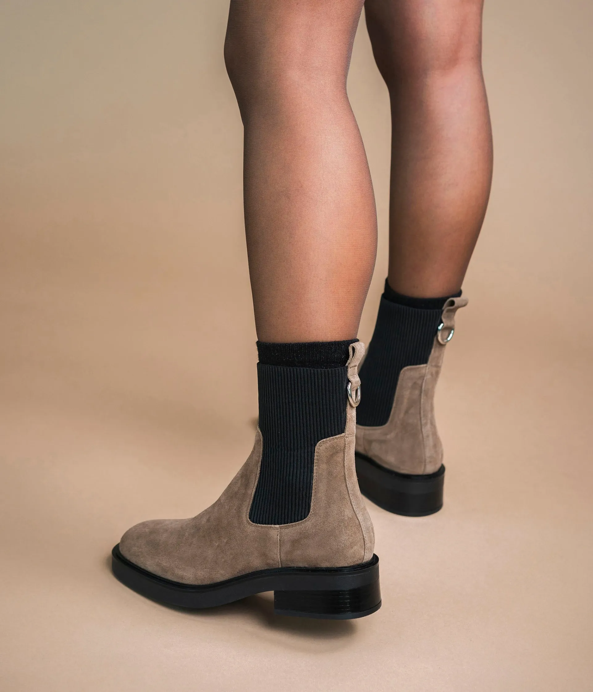 Best BOOTS SYBILLE TAUPE Femme Boots & Bottines