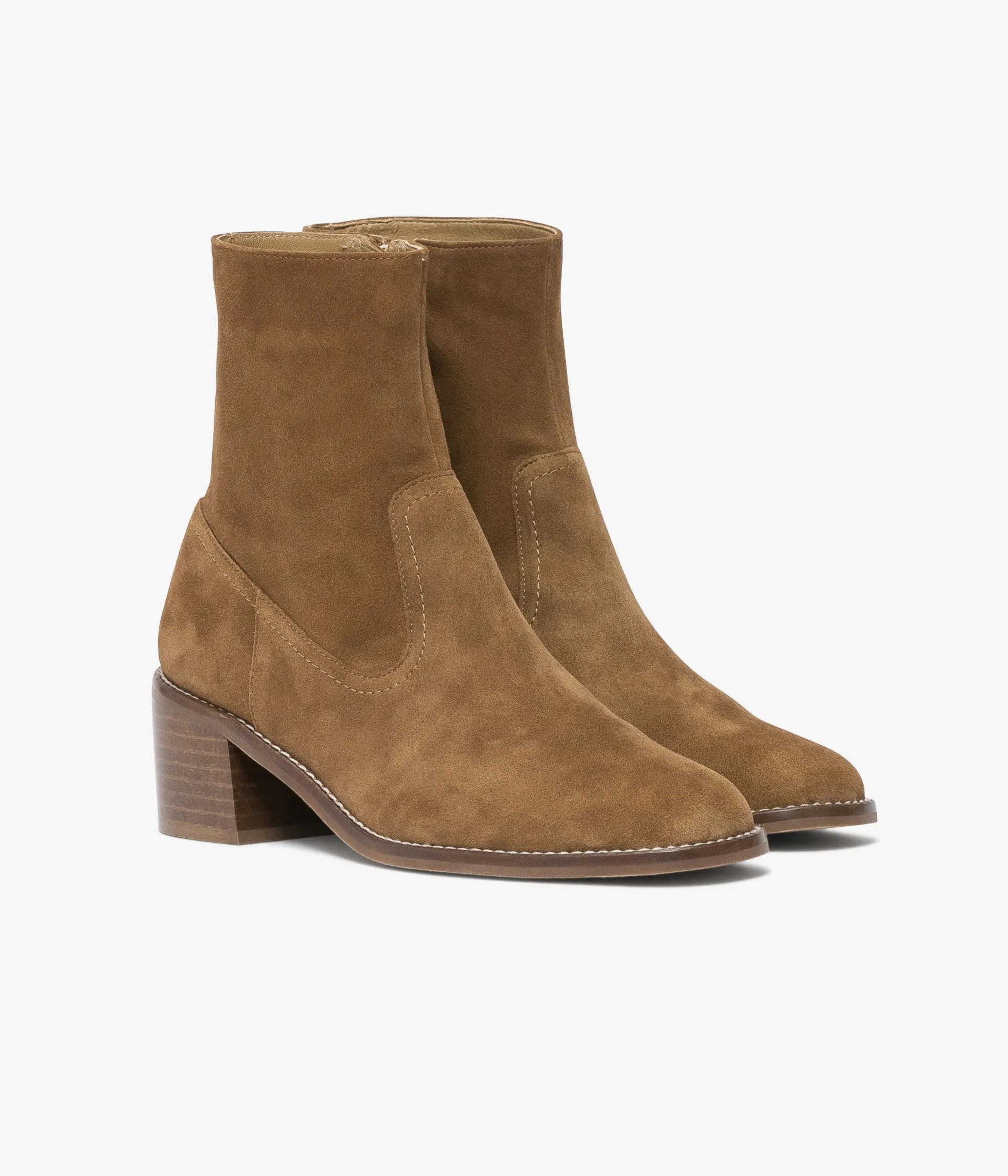 New BOOTS TALMA COGNAC Femme Boots & Bottines