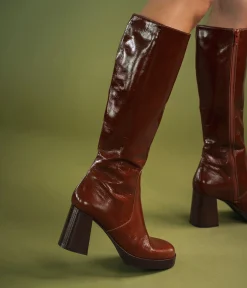 Clearance BOTTE FLORENCE COGNAC Femme Bottes