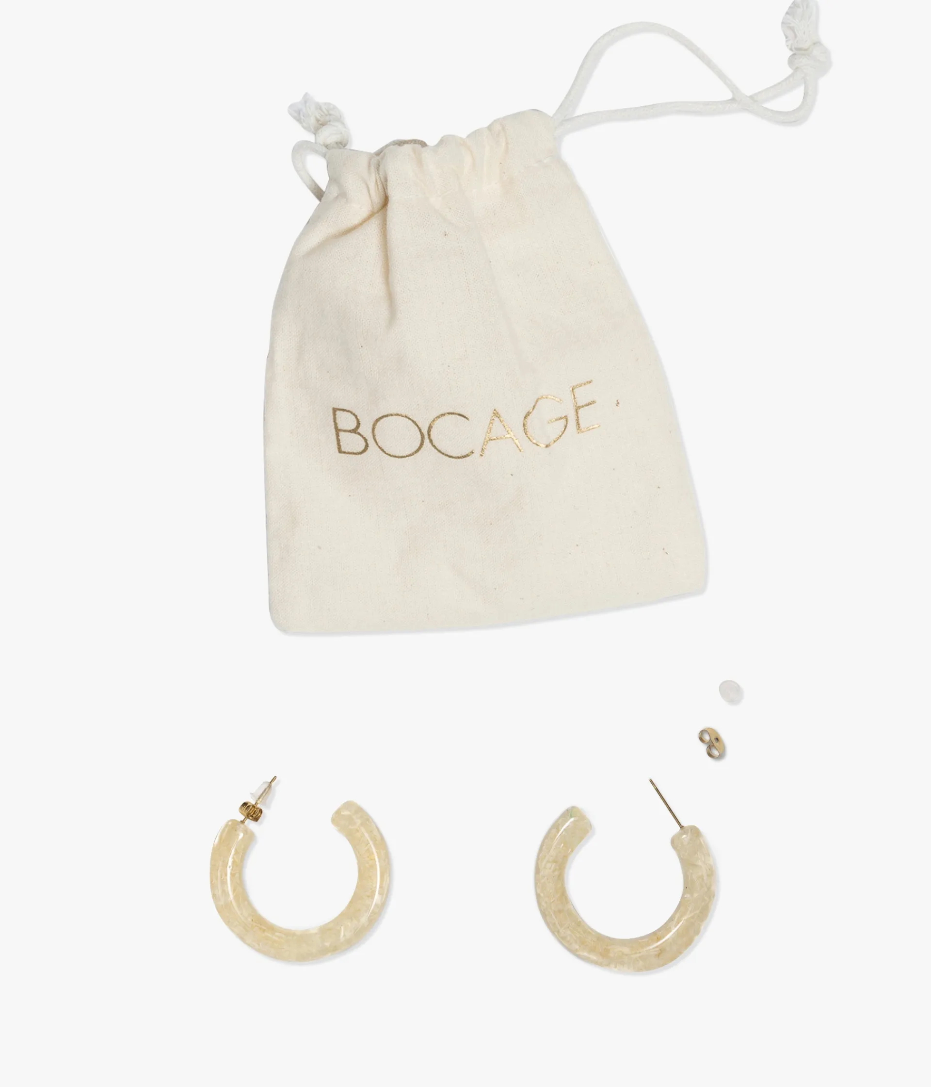 BOUCLES D'OREILLES ANNEFLEUR TRANSPARENT Femme Bijoux