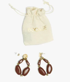 Outlet BOUCLES D'OREILLES ANNELOU CHOCOLAT Femme Bijoux