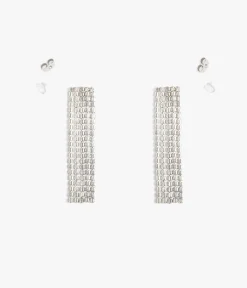 Clearance BOUCLES D'OREILLES BRILLANCE ARGENT Femme Bijoux