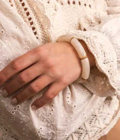 BRACELET AGUSTINA ECRU Femme Bijoux
