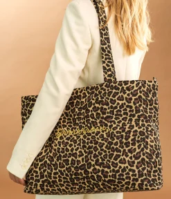 CABAS COUCOU LEOPARD Femme Sacs À Bandoulière